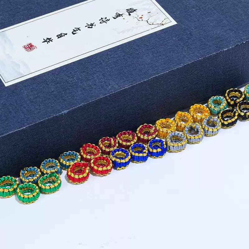 手工收尾扣固定扣平结大小孔隔珠伸缩线圈扣隔片DIY手绳配饰10个,淘宝优惠券,粉丝福利购,淘宝优惠卷