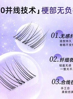 同时拥有手绘毛流感的狐系下睫毛