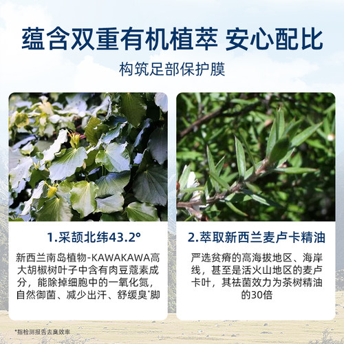 Grans remedy新西兰进口正品老奶奶臭脚粉鞋臭粉除臭脚汗味臭薄荷 - 图1