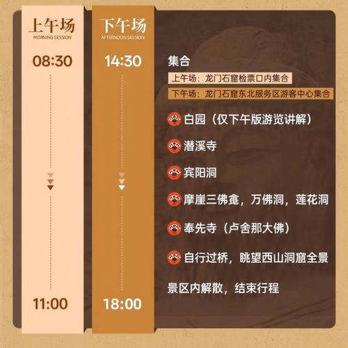 大咖说 洛阳龙门石窟一日游2.5/3.5H人工讲解10/15人团河南旅游 - 图2