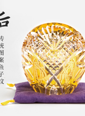 江户切子室内御守kagami水晶玻璃