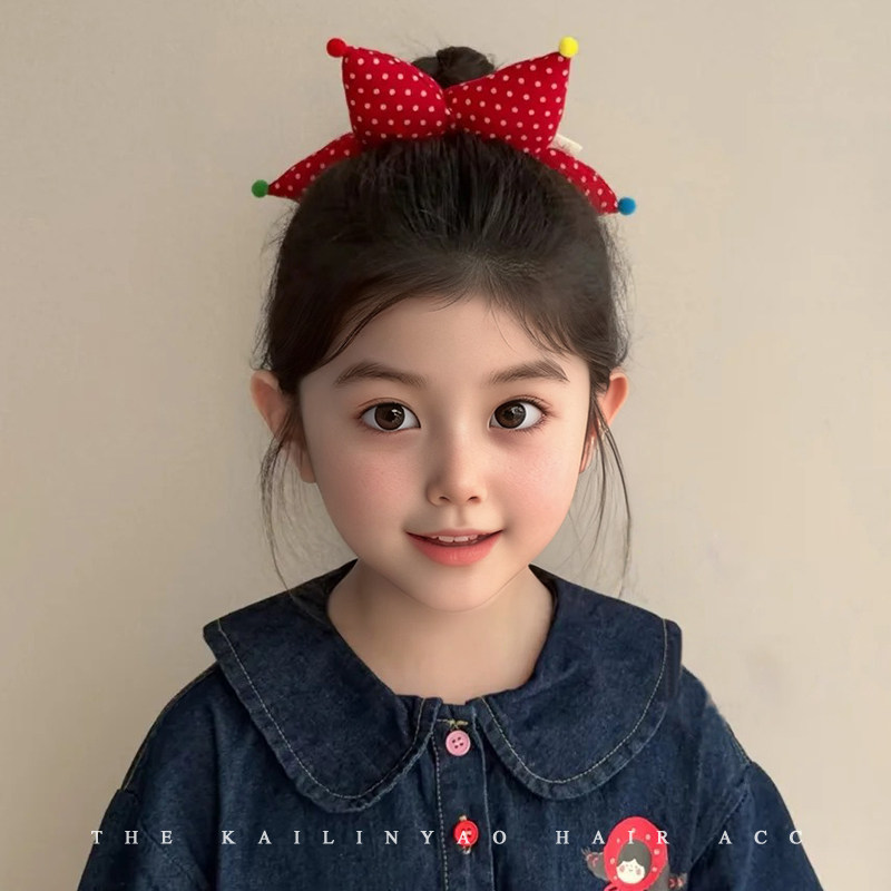 儿童发圈女童可爱波点星星发绳小女孩扎马尾头绳女宝宝丸子头发饰,淘宝优惠券,粉丝福利购,淘宝优惠卷