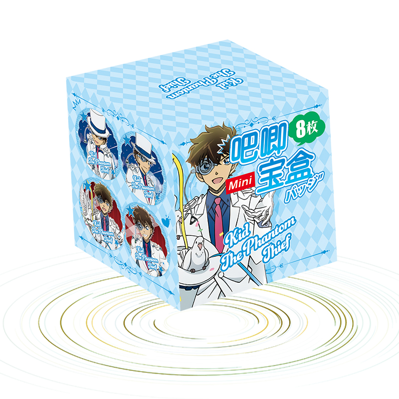 怪盗基德礼盒礼包海报黑羽快斗柯南周边二次元cos吧唧立牌手办 - 图3