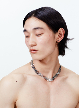 blott官方店鱼骨造型项链