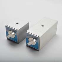 Magnetic triangular bench crossed V-type ferromagnetism operator Magnetic base 6 10 12 Magnetic V-type block 80