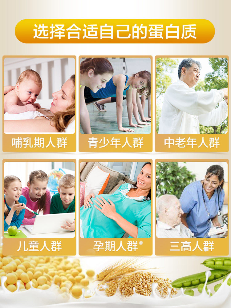 南京同仁堂中老年营养品高蛋白质粉 知江堂大豆分离蛋白/混合蛋白
