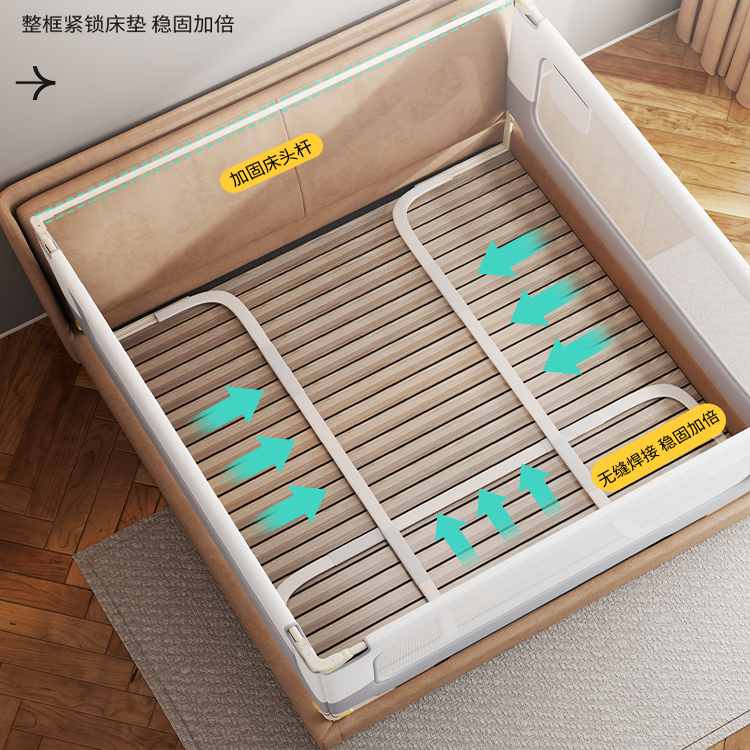 逗逗虎床围栏宝宝防摔防护栏升降加高护栏婴幼儿童防掉床挡板三面