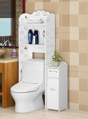 欧洲创意卫生间马桶置物架落地式厕所防水多层浴室收纳架免打孔储