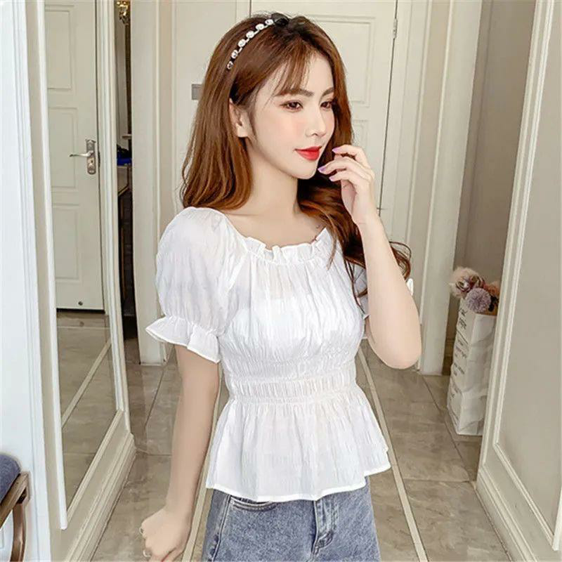  品秋延蕾丝衫/雪纺衫