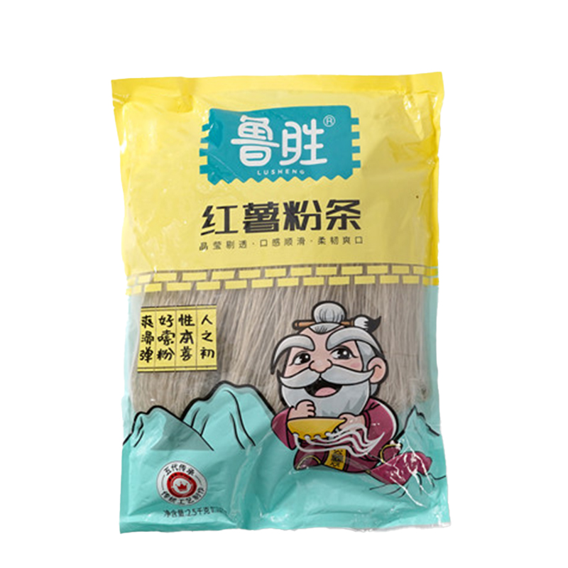 商用红薯粉条出口手工正工艺山东特产宗酸辣粉火锅食材干货5斤装