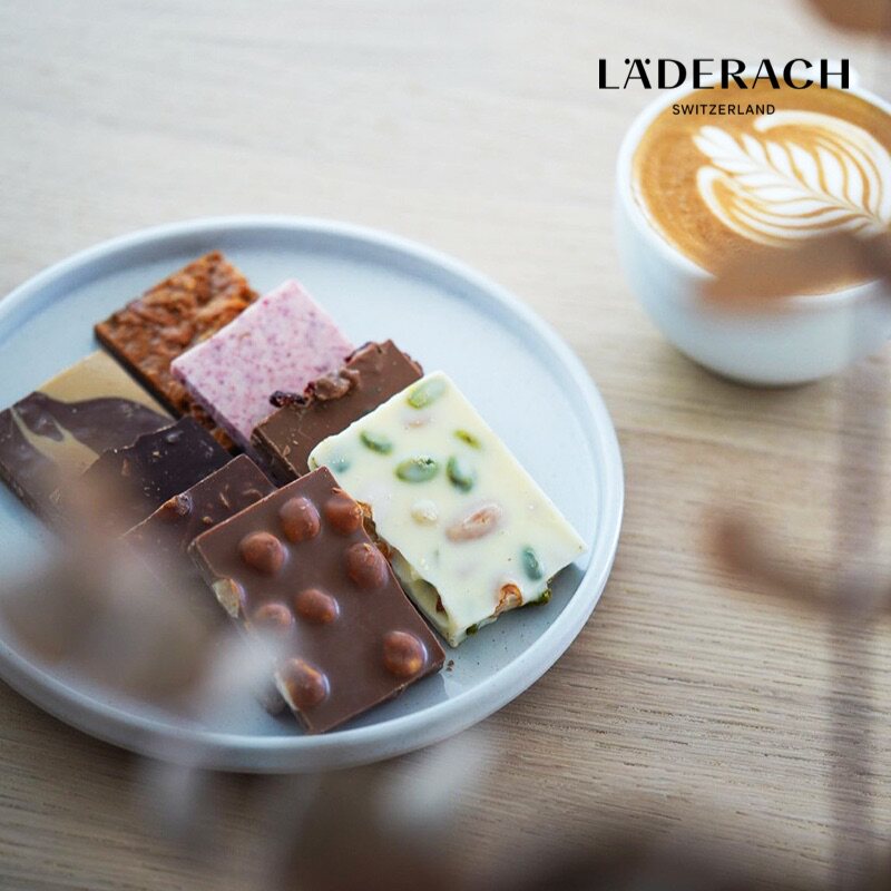 莱德拉laderach小帆船坚果巧克力伴手礼送女友生日礼物办公室零食