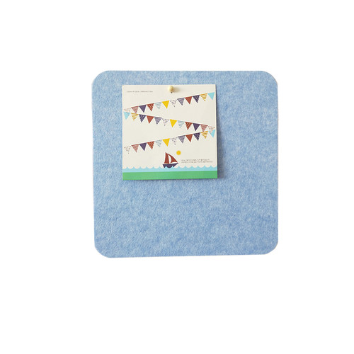 30*30圆角 毛毡留言板照片墙背景墙幼儿园作品软木板展示板公告栏 - 图3