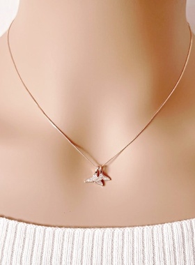 Chomel精致闪耀美人鱼尾项链