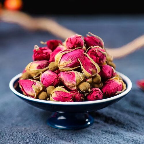 玫瑰花茶干玫瑰干花泡茶500g花茶重瓣平阴泡水茶叶非特级花草茶 - 图0