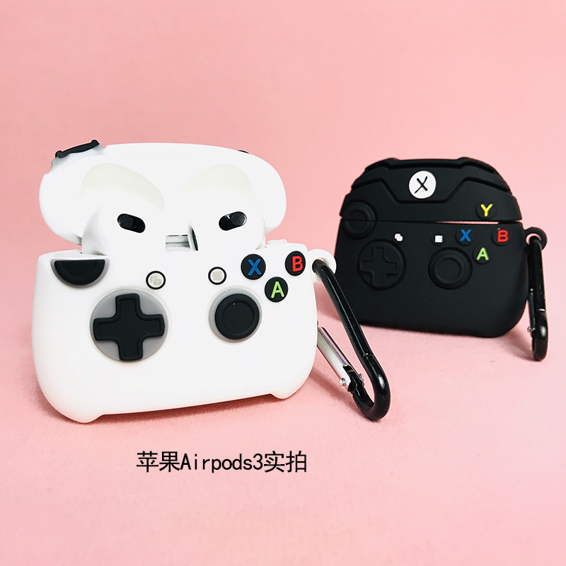 Airpods pro第二代保护套适用苹果airpods3无线蓝牙耳机套airpods pro2耳机壳3华强北2代保护壳硅胶软壳卡通-图1