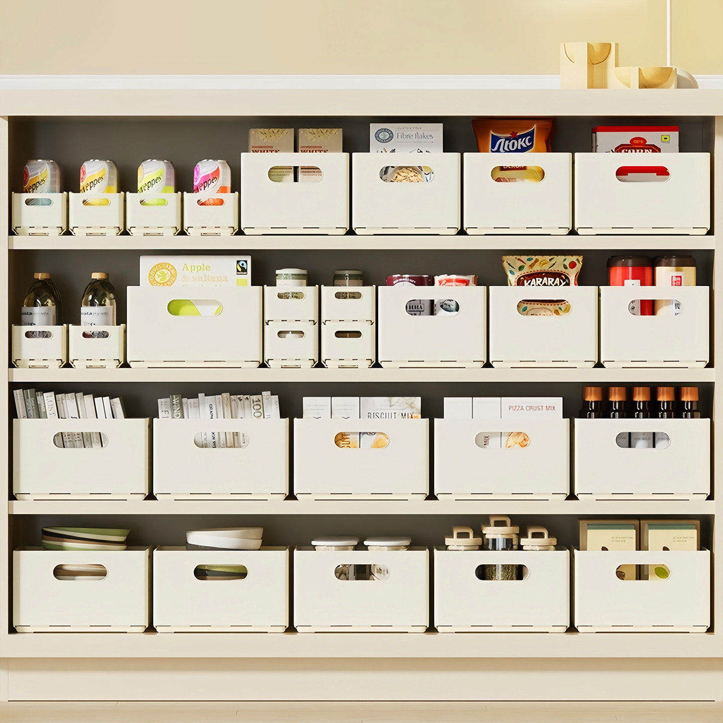 橱柜收纳盒抽屉式可伸缩桌面零食杂物厨房整理盒深柜直角储物盒子,淘宝优惠券,粉丝福利购,淘宝优惠卷