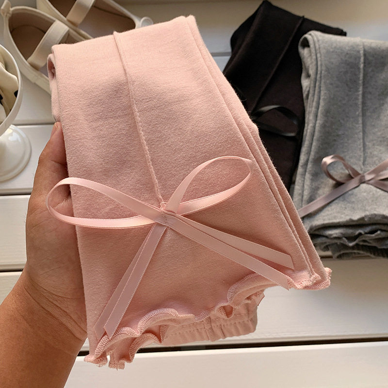 2026春季新款中小童百搭裤子女宝宝洋气蝴蝶结韩版时尚喇叭裤,淘宝优惠券,粉丝福利购,淘宝优惠卷