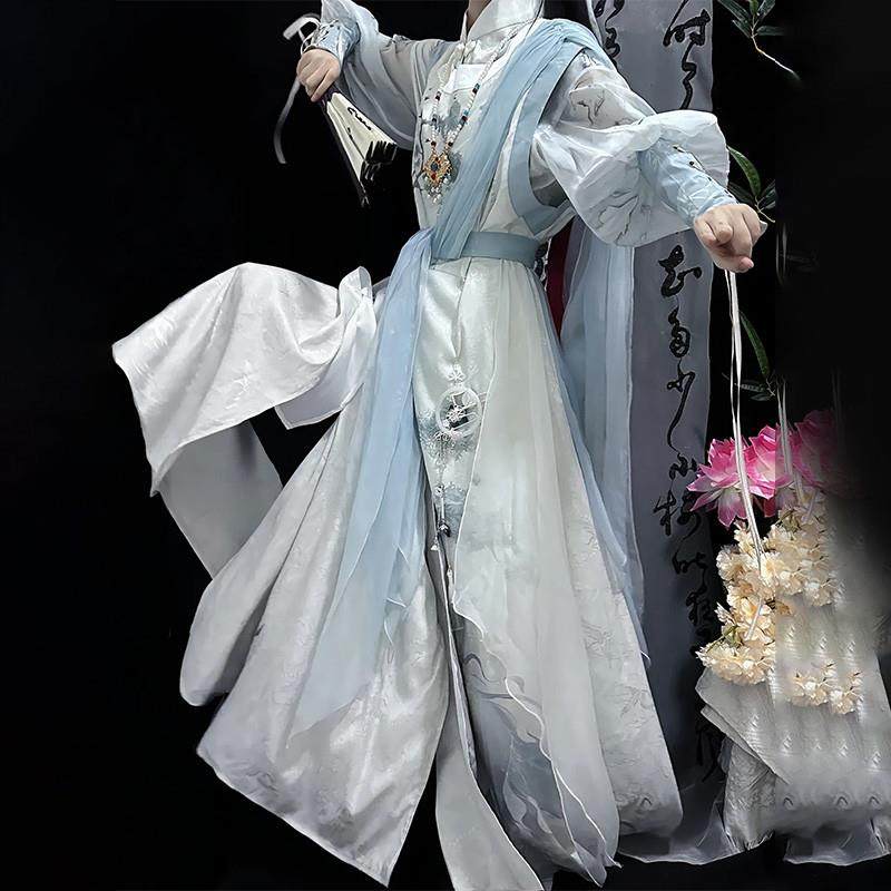 汉服少年白马醉春风凤九魏晋衬衫改良汉元素圆领袍仙侠服男女款夏,淘宝优惠券,粉丝福利购,淘宝优惠卷