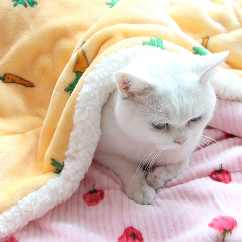 Двойное слоя сгущенного домашнего одеяла для собак одеяла собаки собаки с зимним собачьем стеганым одеялом