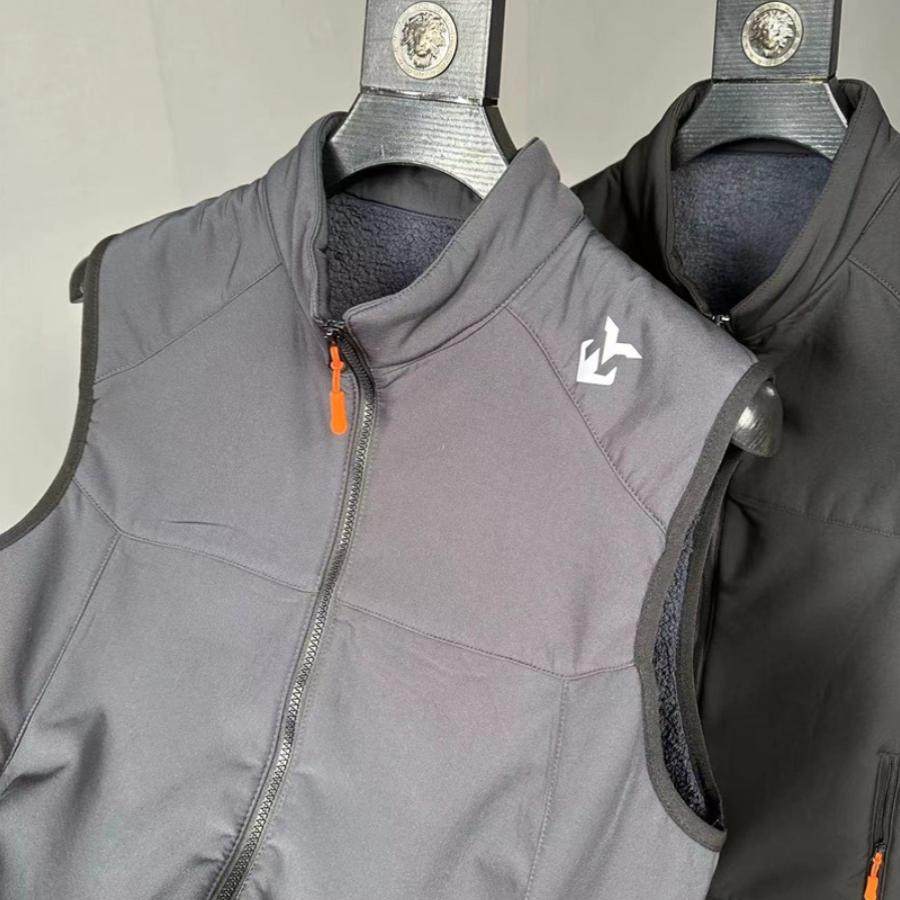 功能性软壳面料！复古羊羔绒加厚保暖冬季男女户外运动立领马甲,淘宝优惠券,粉丝福利购,淘宝优惠卷