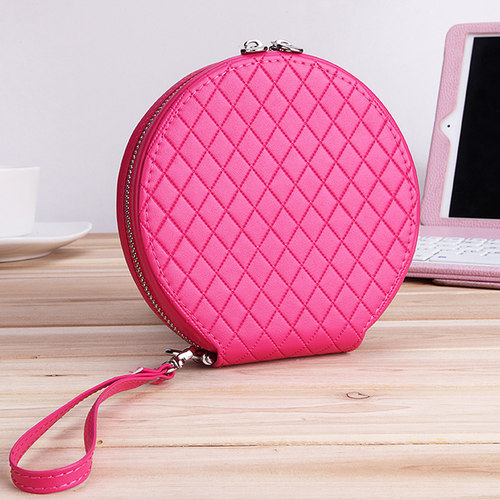 汽车CD包车载光盘收纳袋车cd盒车内cd夹大众奥迪车用菱形光碟片包 - 图0