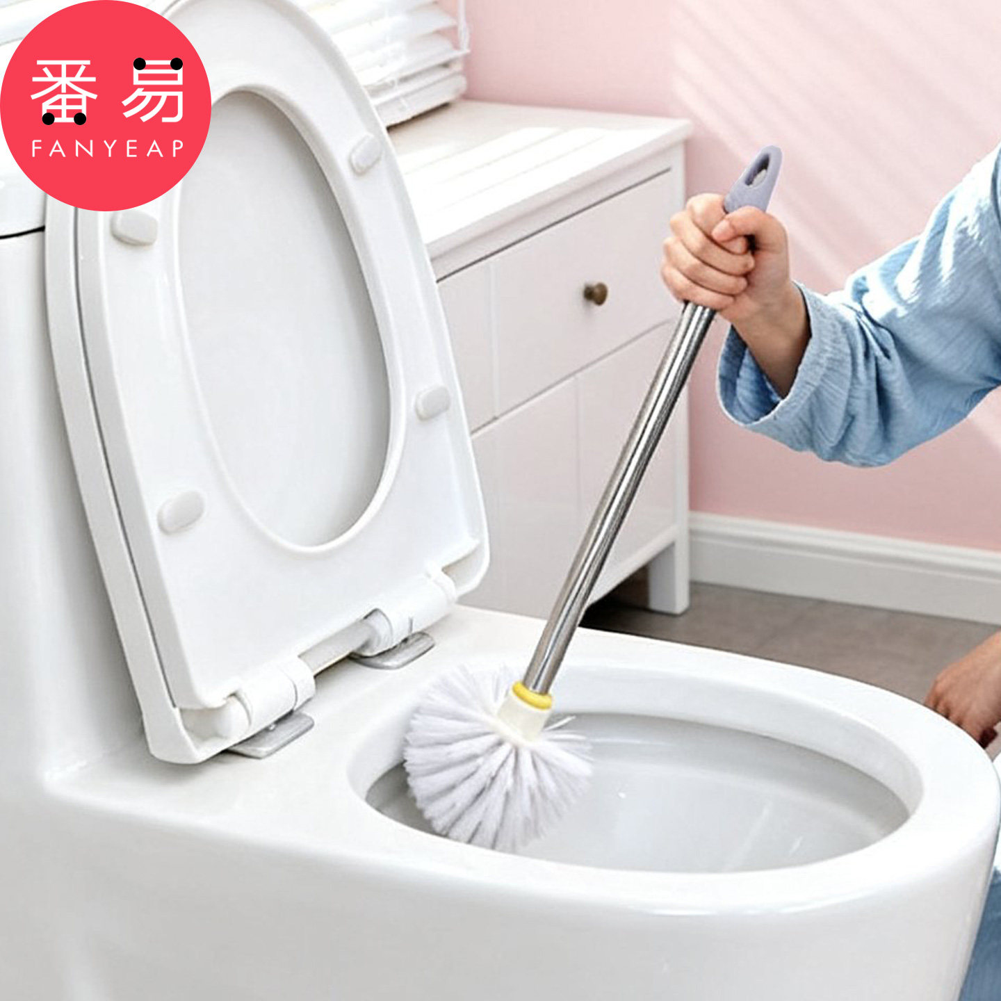 Toilet Brush B1pn008-Home Bathroom Toilet Brush Toilet Pit Cleaning Toilet Cleaning Base Shelf