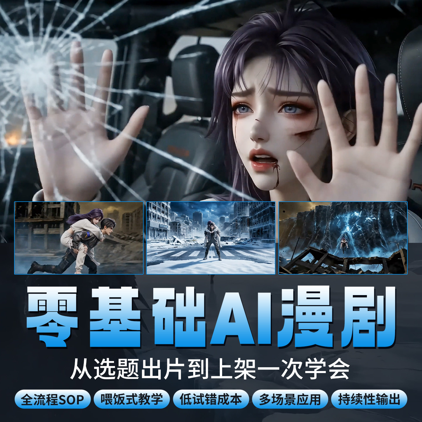 新上架-零基础AI漫剧实战训练营【持续更新，含群服务】