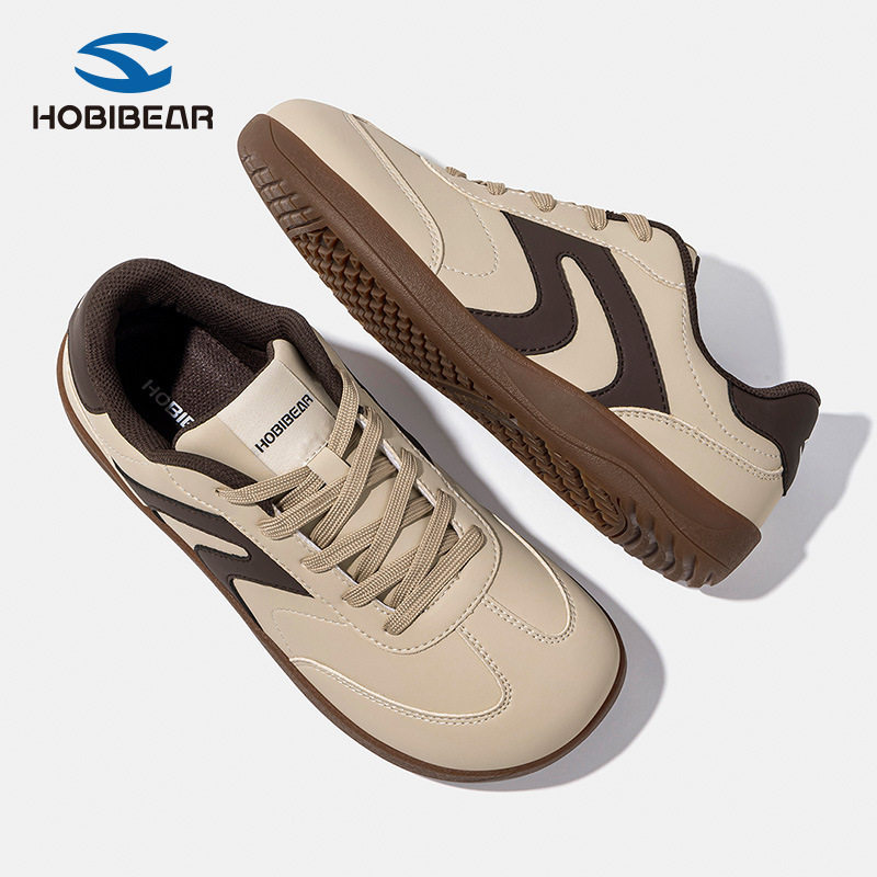HOBIBEAR革面宽头鞋男鞋德训鞋春秋休闲轻便滑板鞋运动鞋情侣学生,淘宝优惠券,粉丝福利购,淘宝优惠卷