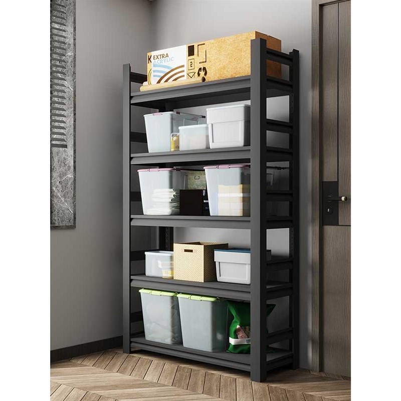 家用货架置物架阳l台仓库储物架y铁架子仓储展示多层落地金属地下 - 图0