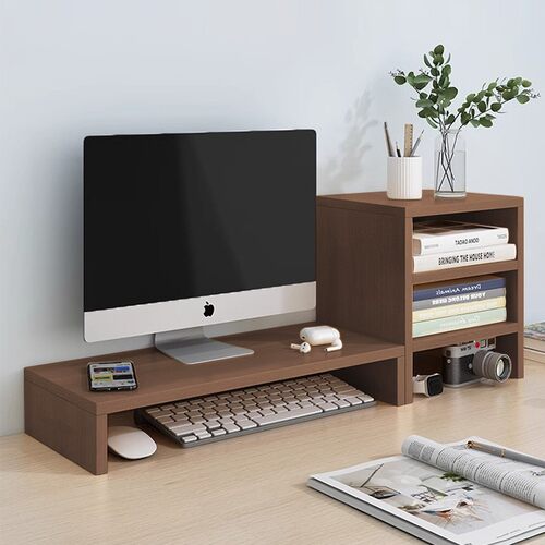 USB笔记本电脑支架显示器增高架散热办公室桌面键盘支撑架子托架 - 图3