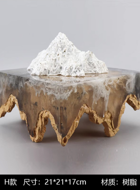 新中式风样板房间工艺品抽象雕塑