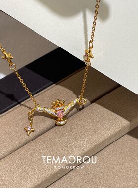 许愿灯项链女轻奢小众ins气质高级吊坠百搭锁骨链送女友节日礼物