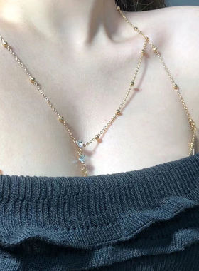 胸链身体链欧美时尚闪钻性感比基尼bikini立体后背链露背装配饰女