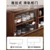 Sideboard storage artifact solid wood storage rack sideboard coffee cup holder tea set storage cabinet living room dining table kitchen