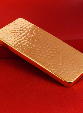 仿真样品金条金砖 铜镀金克皇冠金块银行金店投资1000克摆件饰品