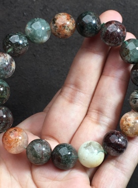 天然四季幽灵单圈手串男女同款