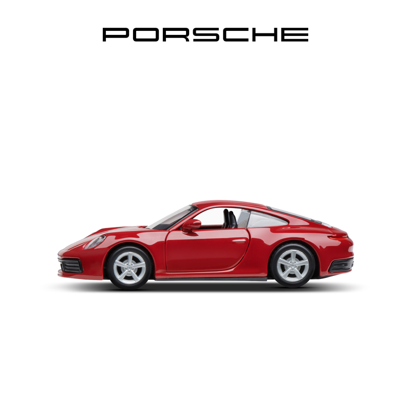 【官方正品】Porsche 保时捷 911 Carrera 4S 1:43 回力车 - 图0