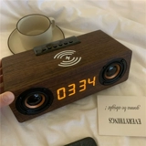 Многофункциональные качественные деревянные колонки с зарядкой, bluetooth, подарок на день рождения