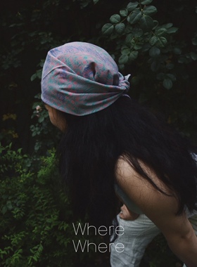 【方巾-迷幻花境】WhereWhere原创设计印尼手工蜡染Batik头巾