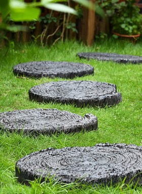 速发户外草坪脚踏石新中汀景子别墅庭院花园民宿小院观装饰禅意式