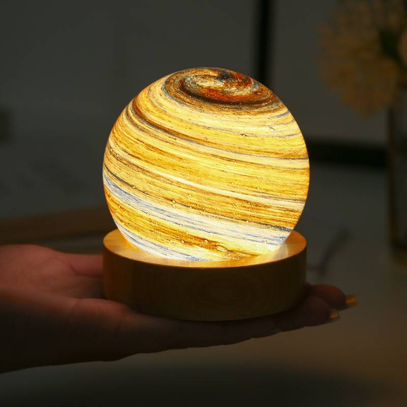 宇宙小行星流浪星球灯生日礼品送女生月球星空梦幻星河床头小夜灯