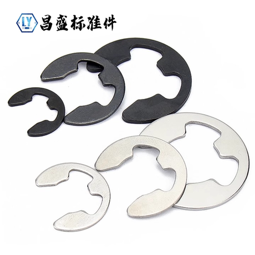 卡簧卡环e型卡簧挡圈304不锈钢开口卡扣M1.2M2.5M3M4M5M6M8M10M15 - 图2