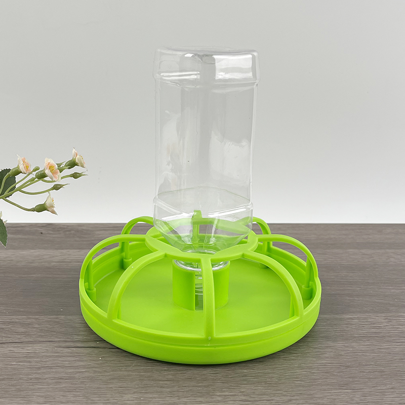 芦丁鸡喂食器自动食槽鹌鹑食盆芦丁鸡用品喂水器鹦鹉下料器喂小鸡-图2
