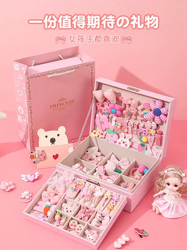 Высококачественный детский аксессуар для волос, ювелирное украшение, подарочная коробка, шпильки для волос, коробочка для хранения, подарок на день рождения