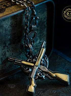 Arthur.K原创设计枪械吊坠项链