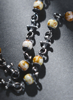 Arthur.k天照朝辉银圆环项链