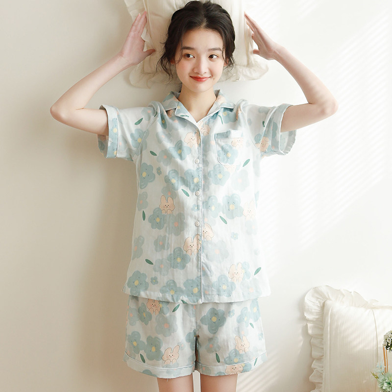 初寻日系夏天纯棉2022年新款睡衣 初寻服饰睡衣/家居服套装