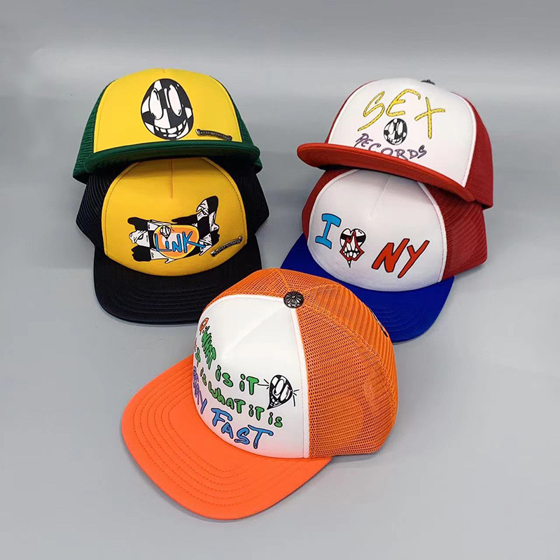 鸭舌帽子女2021新款时尚正确版CH卡车司机帽 MATTY BOY休闲棒球帽 - 图0