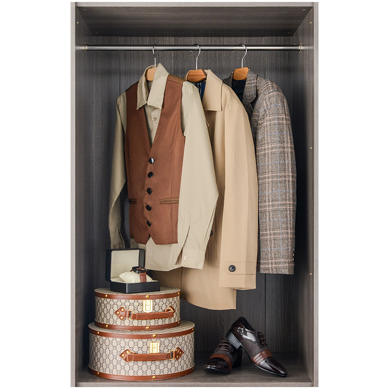 轻奢样板房衣服摆件驼色衣帽间软装主卧开放式衣柜展厅装饰品套装,淘宝优惠券,粉丝福利购,淘宝优惠卷