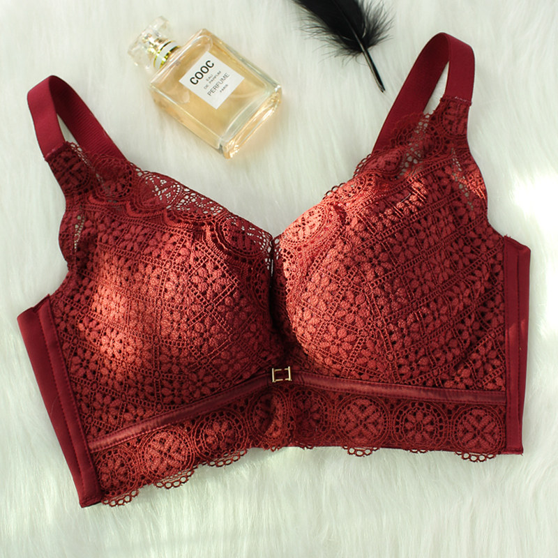 简趣旗舰店本命年属牛女红色美胸 简趣文胸